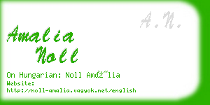 amalia noll business card